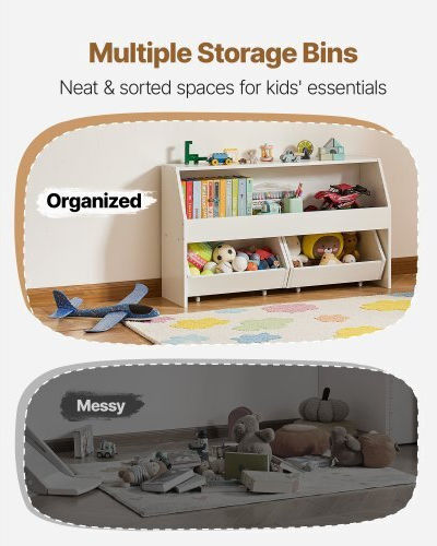 Kids Wooden Cabinet White
