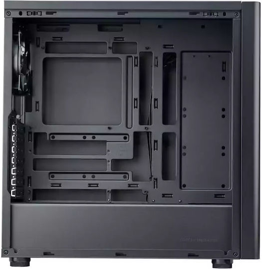 CoolerMaster Elite 502 Lite Gaming Midi Tower Κουτί Υπολογιστή με Πλαϊνό Παράθυρο Μαύρο
