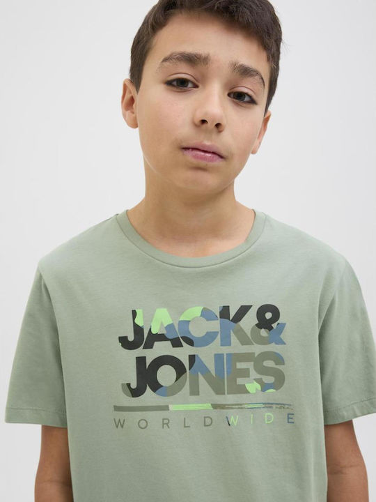 Παιδικό T-shirt Iceberg Green, Khaki Wide