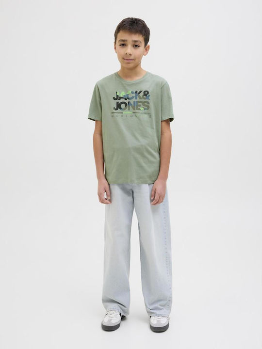 Παιδικό T-shirt Iceberg Green, Khaki Wide