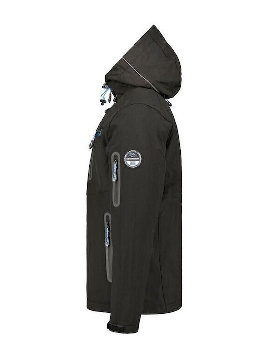 Winter Jacket Softshell Waterproof and Windproof Black