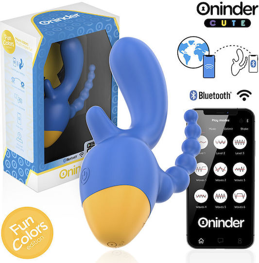 Oninder Cute Klitoris Vibrator mit Fernbedienung Blau