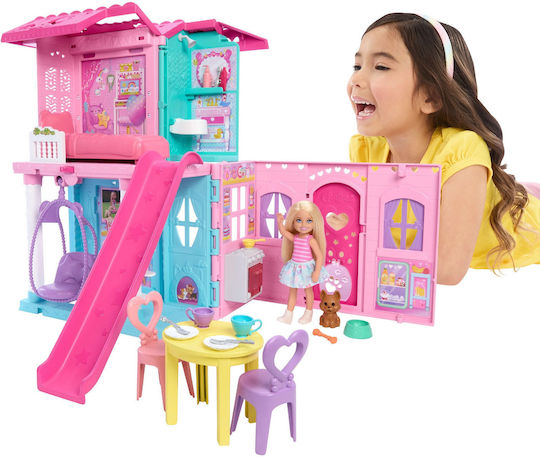 Barbie Barbie Cheslea Folding House Căsuță de păpuși din plastic