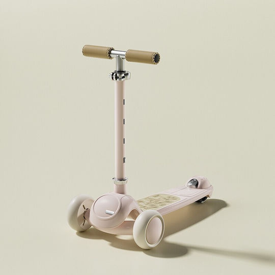 Kinderroller Klappbar 3-Rad mit Sitz für 15 Monate Rosa