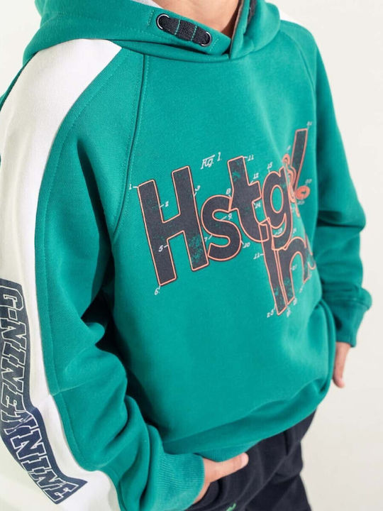 Kids Sweatpants Set Green 2pcs