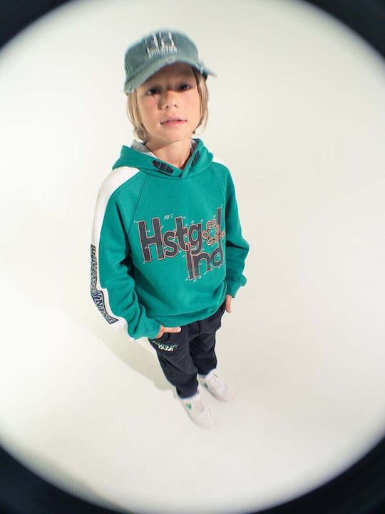 Kids Sweatpants Set Green 2pcs