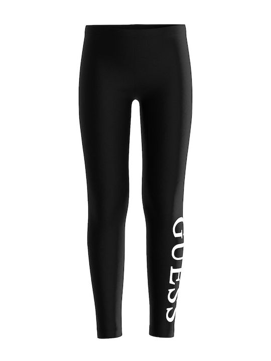 Kids Long Leggings Top Black