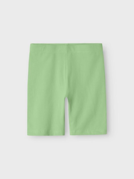 Kids Legging Cycling Short Silt Green