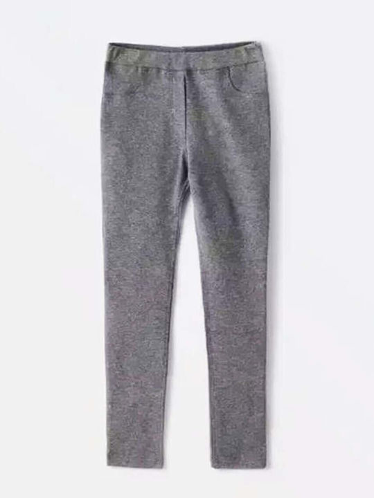 Kinder Leggings Lang Gray