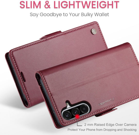 Caseme 023 Luminus Wallet Burgundy (Galaxy A17)