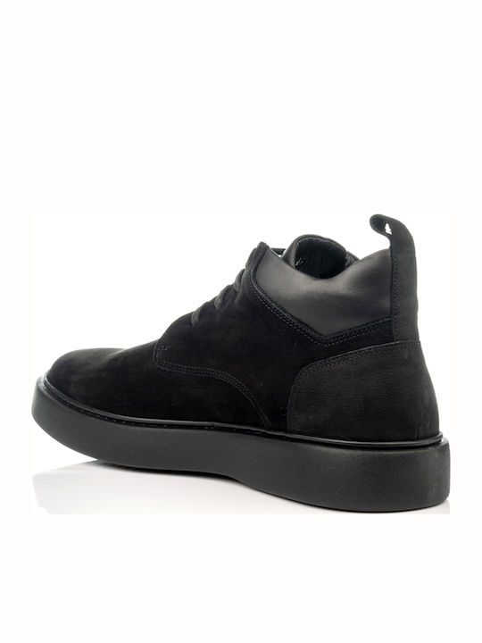 Piele Negru Ghete barbati