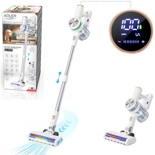 Adler AD 7079 Reîncărcabilă Aspirator 2 în 1 Stick & De Mână 25.9V Albă