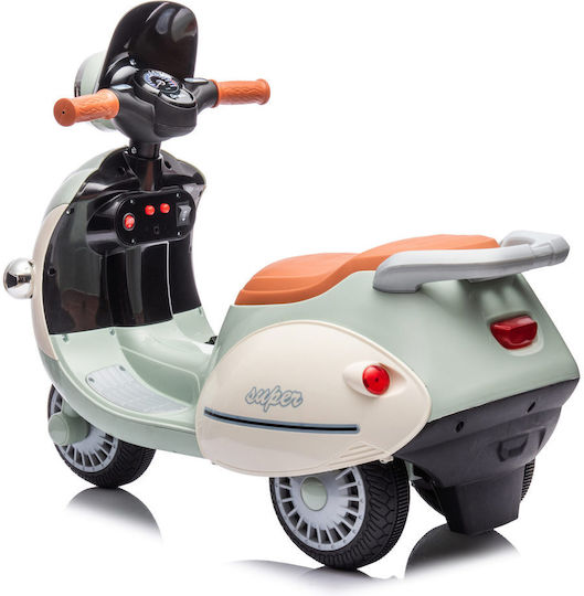 Kinder Motorrad Elektroantrieb Grün