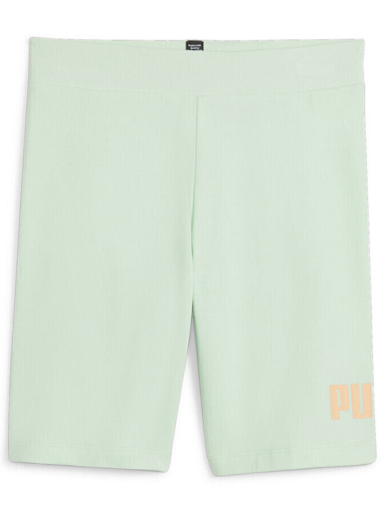 Kinder Leggings Sport Kurz Grün Ess Logo