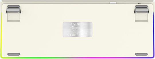 Lorgar KBP70TKLW Ασύρματο Gaming Μηχανικό Πληκτρολόγιο Tenkeyless με RGB φωτισμό (Αγγλικό US) Πολύχρωμο