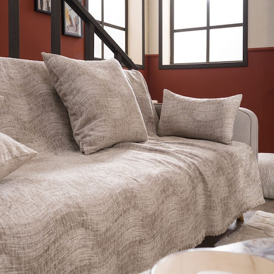 Teoran Midland Ριχτάρι Πολυθρόνας Chenille 180x150εκ. 02 52017539