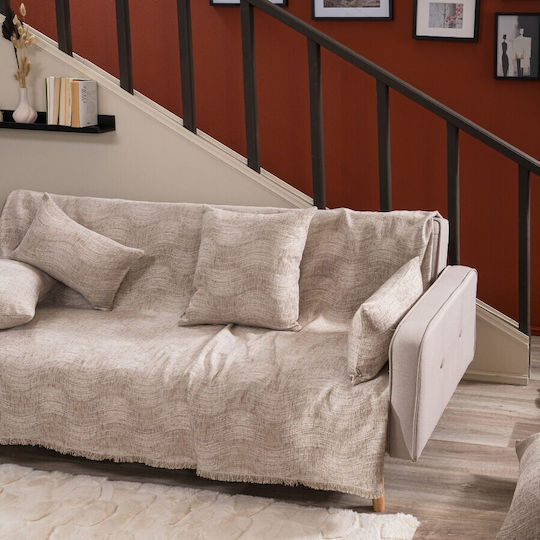 Teoran Midland Ριχτάρι Πολυθρόνας Chenille 180x150εκ. 02 52017539