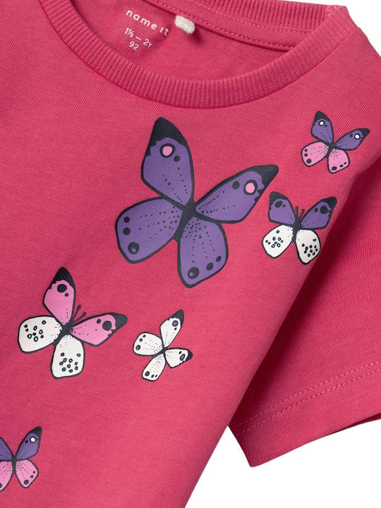 Tricou pentru copii Fuchsia