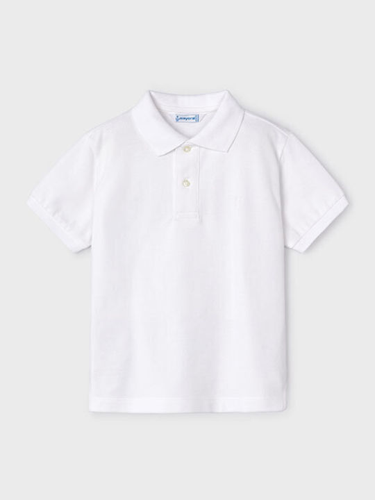 Kids' Polo Short Sleeve White