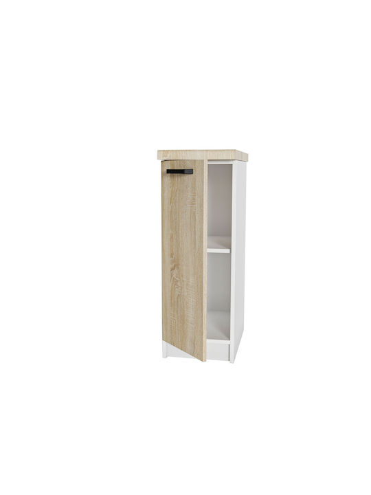Anita Bodenständiger Küchenschrank mit Arbeitsplatte Sonoma 30x60x82cm