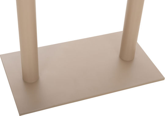HomeMarkt Bar Table Base Table / Office With Adjustable Cappuccino Matte 80x40.5x90cm
