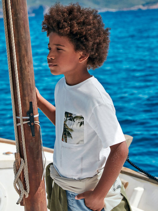 Kinder-T-Shirt Beige