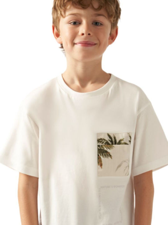 Kinder-T-Shirt Beige