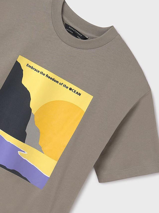 Kids' T-shirt Brown Ocean