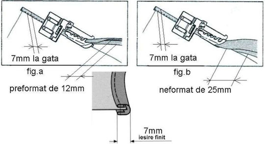 Picior Atașat 7 Mm Bandă Bias F014n Xc1955052 Bsm Compatibil Mașini Electromecanice Computerizate Brother