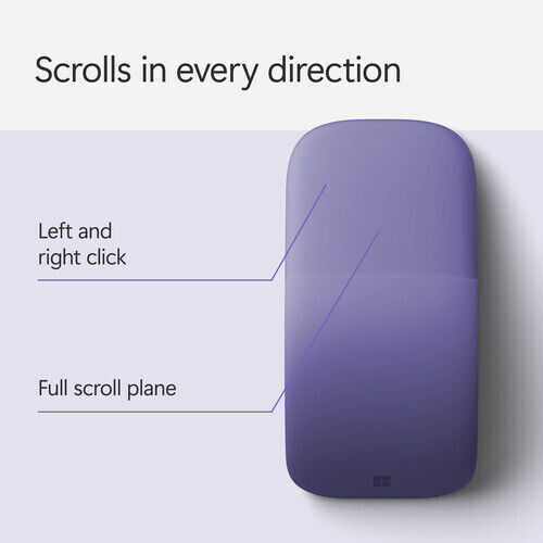 Microsoft Surface Arc Ασύρματο Bluetooth Ποντίκι Violet