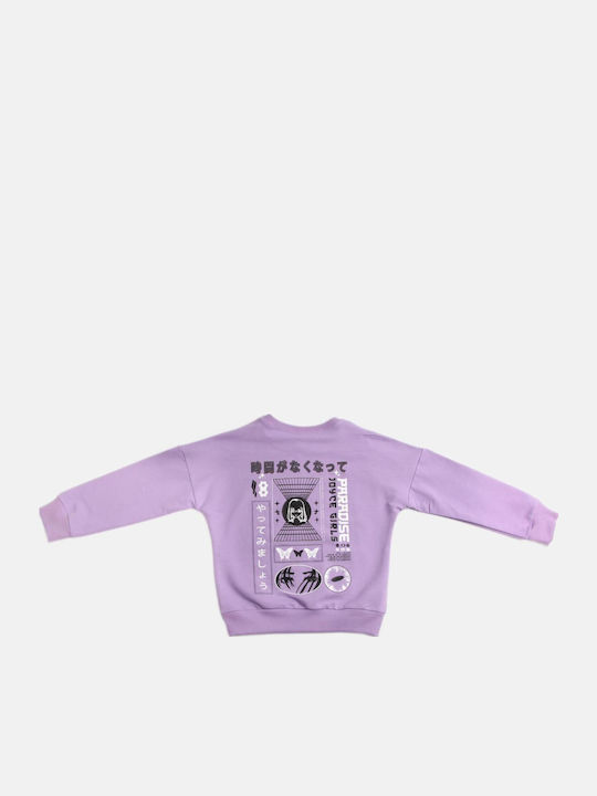 Παιδική Μπλούζα Μακρυμάνικη Lilac Summer Paradise