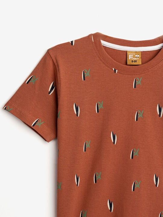 Kinder-T-Shirt Kaffee