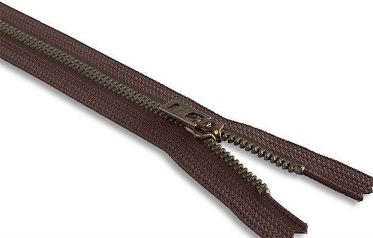 YKK Цип За Ръчници И Консумативи Кафяв От Метал 75 См
