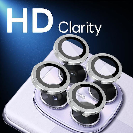 Camera Protection Metal Frame Silver for the Xiaomi Redmi Note 14 Pro 5G