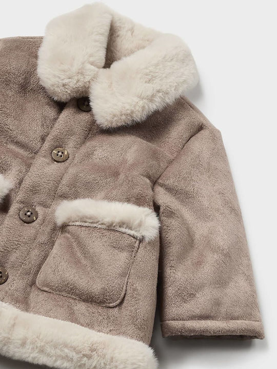Kids' Coat Double Sided Cinnamon