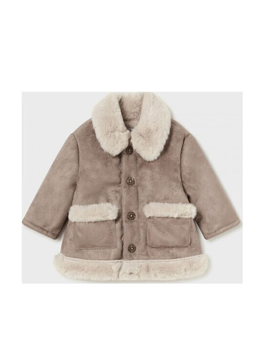 Kids' Coat Double Sided Cinnamon