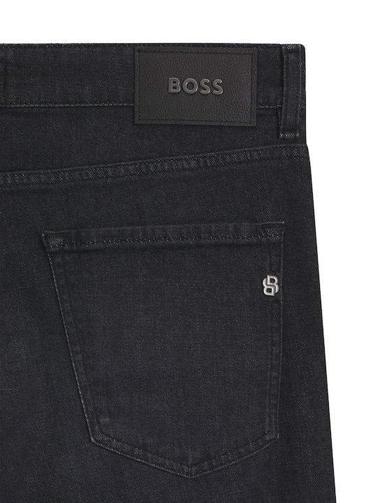 Men's Jeans Pants Elastic with Slim Fit Black