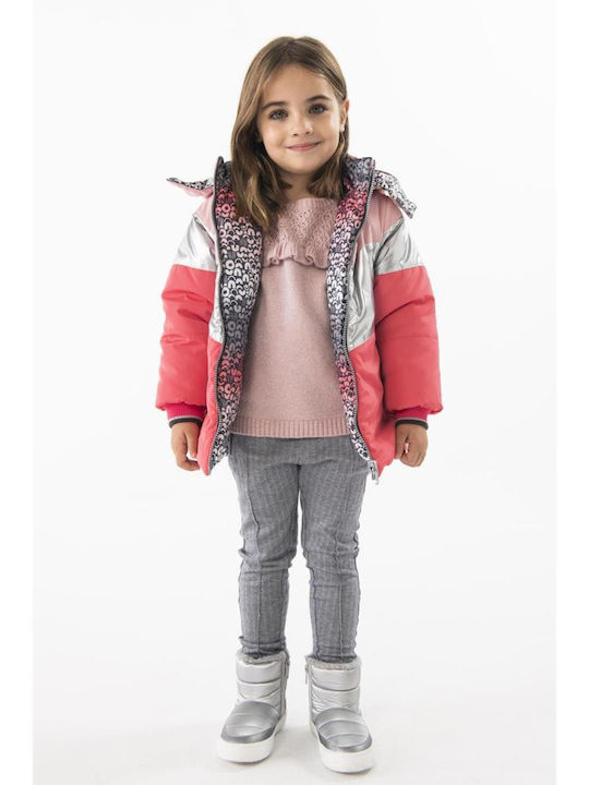 Kids' Casual Jacket Double Sided with Hood Embrime