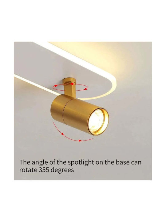 Alista Home Ceiling Mount Light Gold with Integrated LED