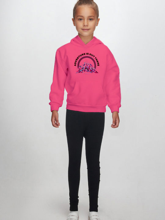 Kids Sweatshirt Fuchsia Adventure