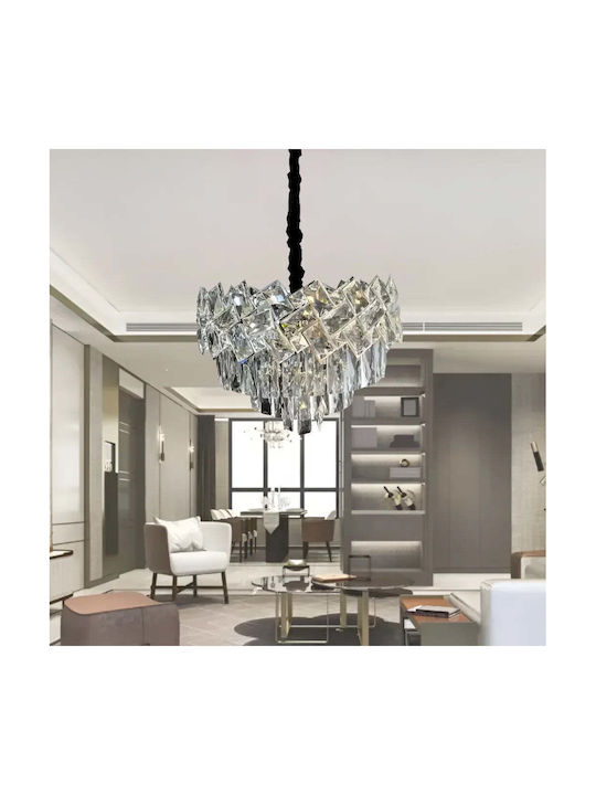 Alista Home Полилей Ø40см с Прозрачни Кристали Alista Home Полилей Ø40см с Прозрачни Кристали