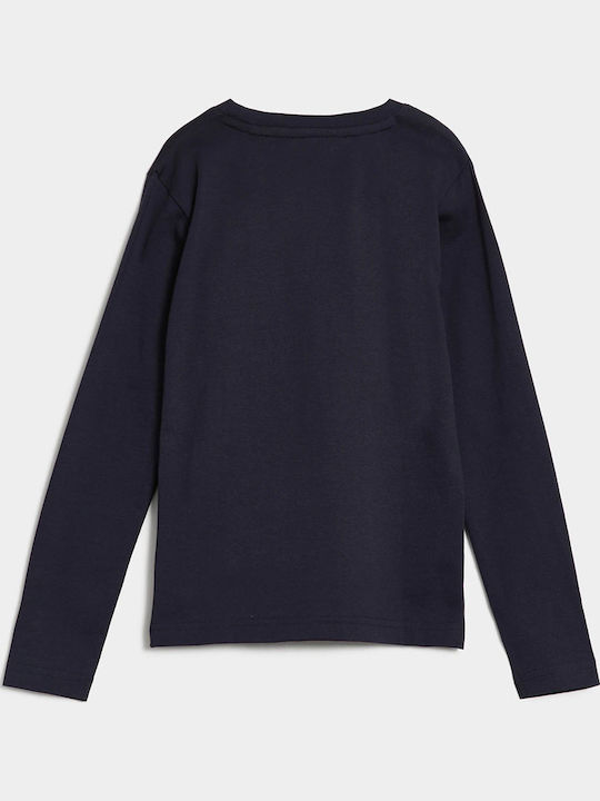 Kids' Shirt Long Sleeve Dark Blue ARCHIVE SHIELD