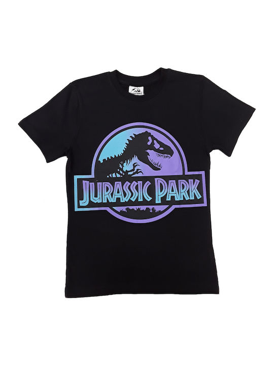 Παιδικό T-shirt Μαύρο Jurassic World