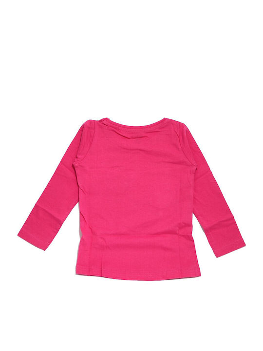 Kinderhemd Langarm Fuchsie