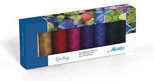 Baumwolle Seiden-Glanz Quilting Faden Set 8 Stück Mettler