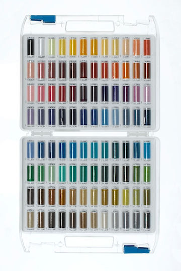 Poly Sheen Embroidery Thread Kit 96 Pieces Mettler