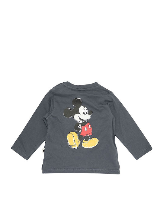 Kinderhemd Langarm Gray Mickey