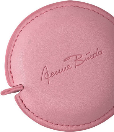 Tailor's Measuring Tape Made Eco-leather Aenne Burda Collection Pink