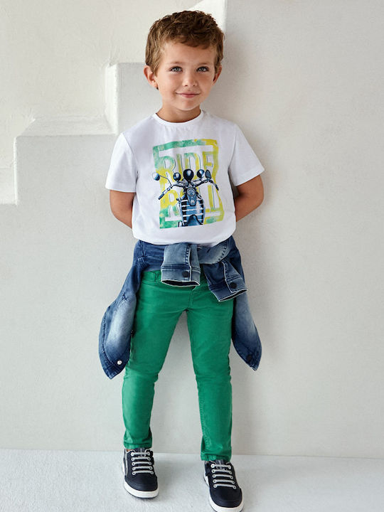 Kids' Fabric Pants Turquoise