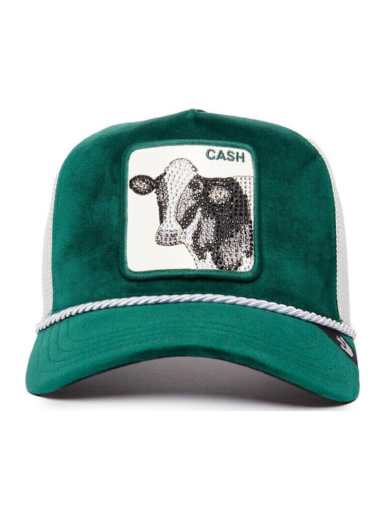 Jockey Cap Strass Jewel Smaragdgrünes Cow Grün Goorin Bros